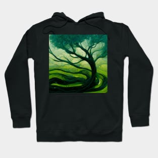 Paint Of abstract tree Hoodie